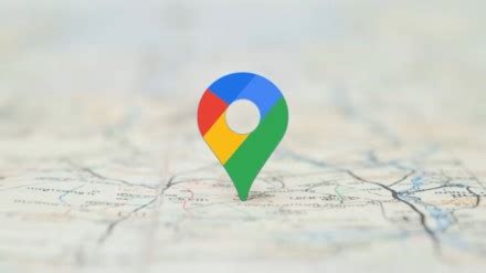 Google Maps navigacijos ekrano pavyzdys