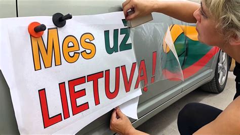 automobilio lipduko klijavimas su Vyčiu