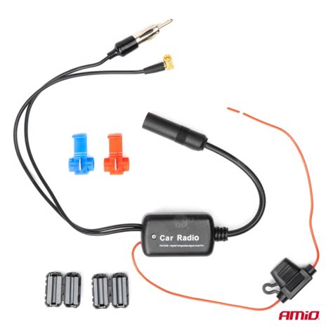 automobilio antena ir radijo signalų priėmimo schema