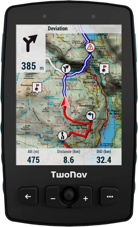 istorinis nešiojamo GPS navigacijos įrenginio pavyzdys