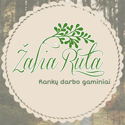 schematinis Žalia Rūta, UAB įmonės logotipas