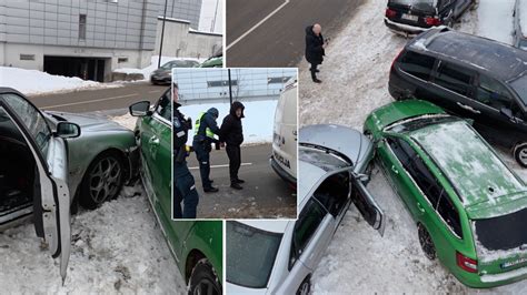 Nuotrauka, iliustruojanti avariją su girtu vairuotoju