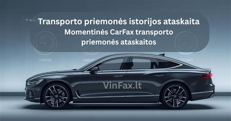 Teminė nuotrauka: Carfax ataskaitos pavyzdys ar JAV automobilis