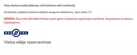Infografika: „Regitros“ išankstinės registracijos privalumai