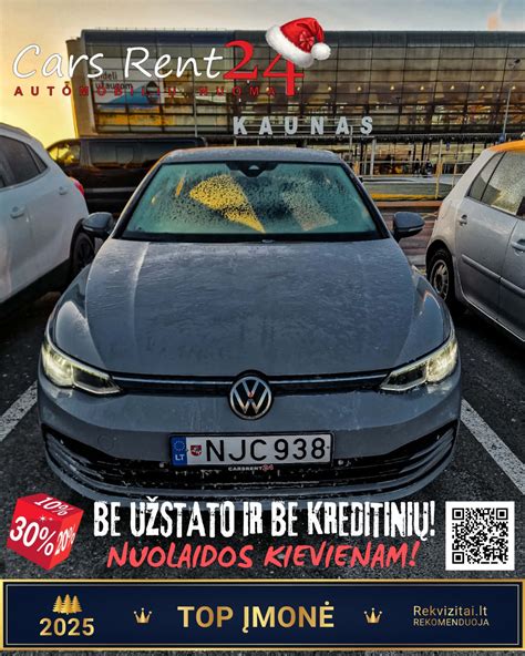 Informatyvus paveikslėlis, iliustruojantis skirtingų automobilių nuomos tipus (ekonominės, prabangios, visureigiai)