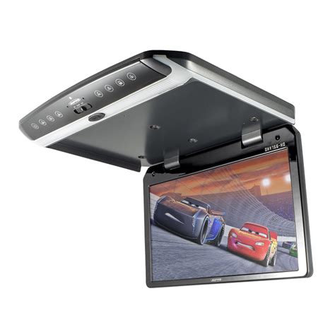 Vizualizacija, demonstruojanti AMPIRE OHV156-HD monitoriaus ploną profilį ir HD raiškos vaizdą
