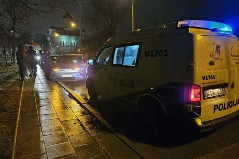Policijos paieškos operacija po eismo įvykio Ukmergės gatvėje
