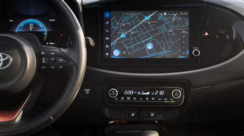 „Toyota Aygo X“ interjero išdėstymas ir multimedijos sistema
