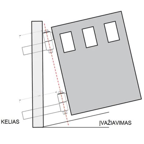 Kardaninės kryžmės schema su atšakomis ir guoliais