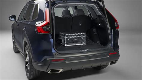 Honda CR-V salono ir bagažinės erdvės schema