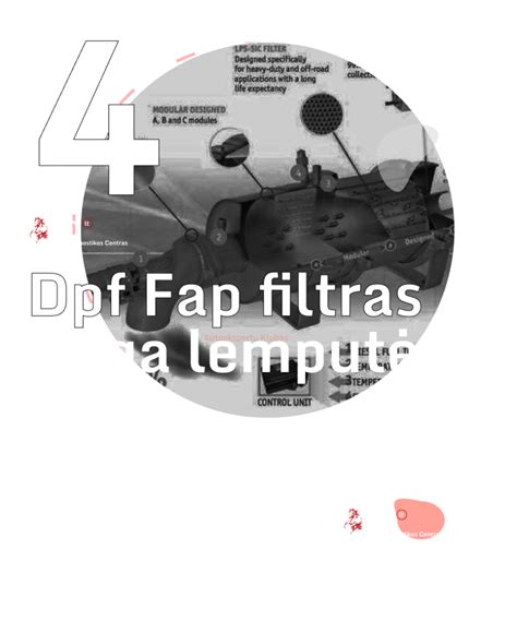 DPF filtro piktograma prietaisų skydelyje