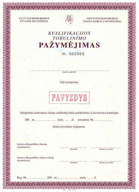 Profesionalaus autoserviso darbuotojo kvalifikacijos pažymėjimas