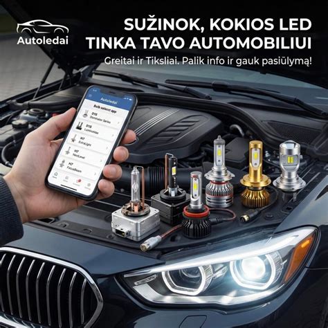 Nuotraukos, iliustruojančios skirtingų H7 lempučių apšvietimą kelyje