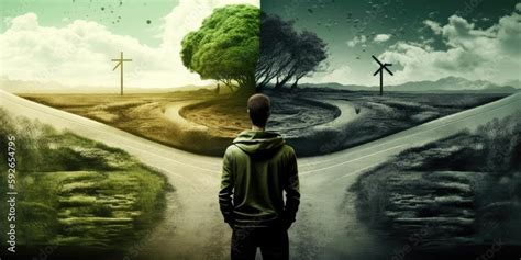 A person thinking about car finance options, possibly with positive and negative paths