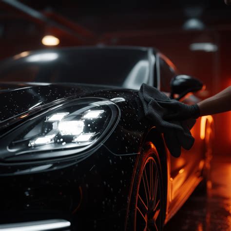 Tematinė nuotrauka, vaizduojanti švarų automobilį po plovimo arba modernią plovyklą