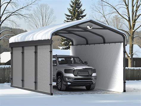 Photo of a VEGA tent garage