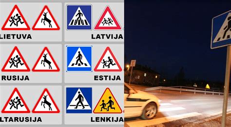 Kelio ženklų grupės ir jų pavyzdžiai