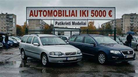 Infografika: naudotų automobilių pasirinkimo kriterijai iki 5000 eurų