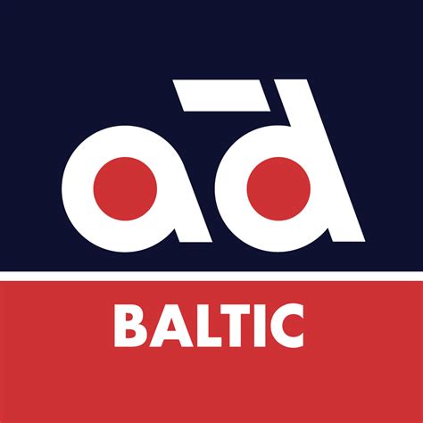 AD Baltic logotipas ir pristatymo transporto nuotrauka