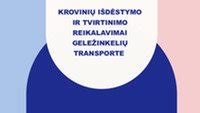 Infografika, paaiškinanti krovinių tvirtinimo ir svorio paskirstymo principus sunkvežimiuose.