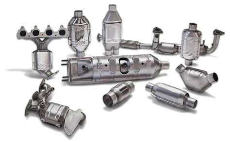 Tematinė nuotrauka: automobilių katalizatoriai, DPF filtrai
