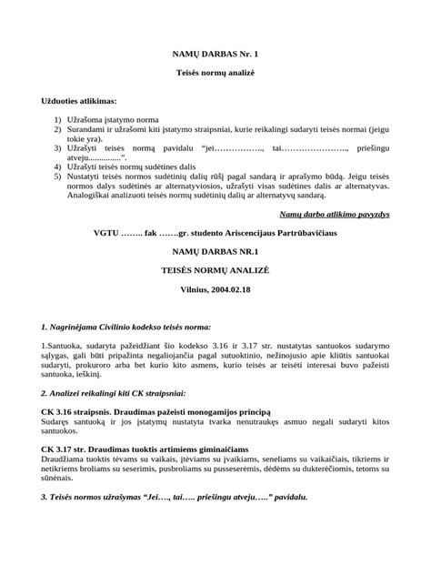 KET testo sprendimo sąsajos pavyzdys su klausimu ir atsakymų variantais