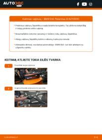 Infografika: Akumuliatoriaus keitimo žingsniai BMW E60