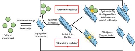 Schema, iliustruojanti grandininį susidūrimą