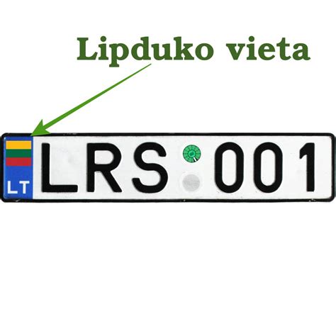 Lietuvos istorinio automobilio valstybinio numerio pavyzdys (raidė H)