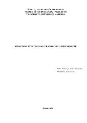 Krovinio svorio paskirstymo schemos transporto priemonėje