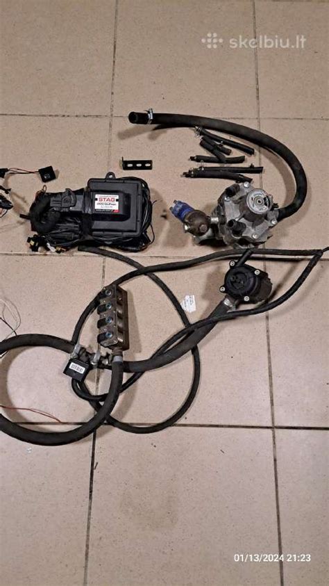 Automobilio dujų įrangos mechaninės dalies komponentai