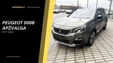 Peugeot 5008 interjero ir eksterjero apžvalga