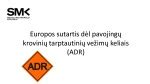 ADR pavojingųjų krovinių ženklų infografika