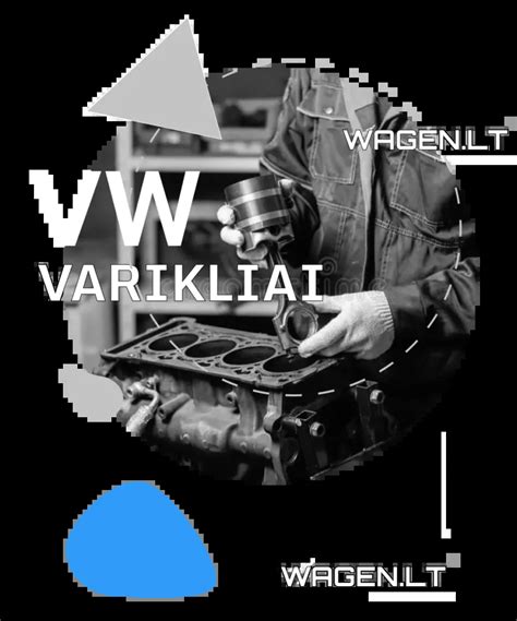 Volkswagen variklio diagnostikos įrangos iliustracija