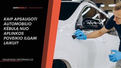 Teminė nuotrauka: žmogus, apžiūrintis automobilio kėbulą dienos šviesoje