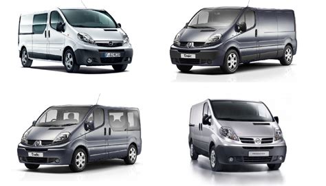 Nissan Primastar, Renault Trafic ir Opel Vivaro palyginimas