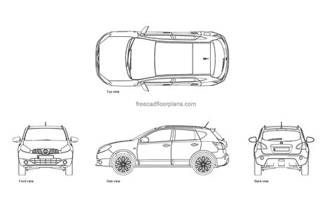 Nissan Qashqai važiuojančio miesto visureigio nuotrauka