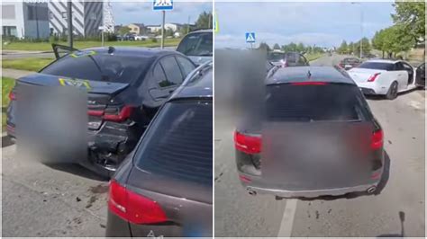 automobilių avarija su BMW ir Škoda Scala, Naikių kaimas