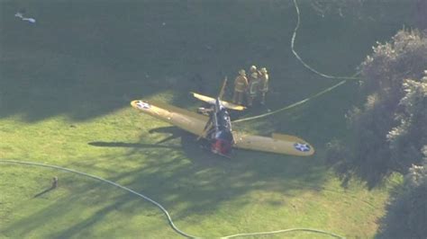 Harrisonas Fordas prie savo lėktuvo, iliustruojantis jo pilotavimo hobį