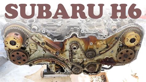 Subaru H6 variklio schema