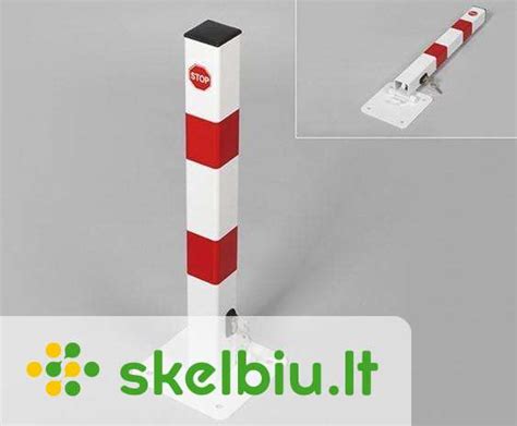 Teminė nuotrauka: įvairių tipų parkavimo stulpeliai miesto aplinkoje