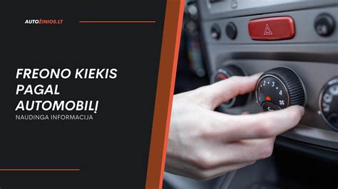 Infografika: Automobilio kondicionieriaus sistema ir freono cirkuliacija