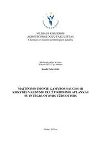 Pramoninio proceso schema su integruotomis sklendėmis