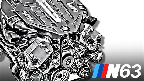BMW N63 variklio schema