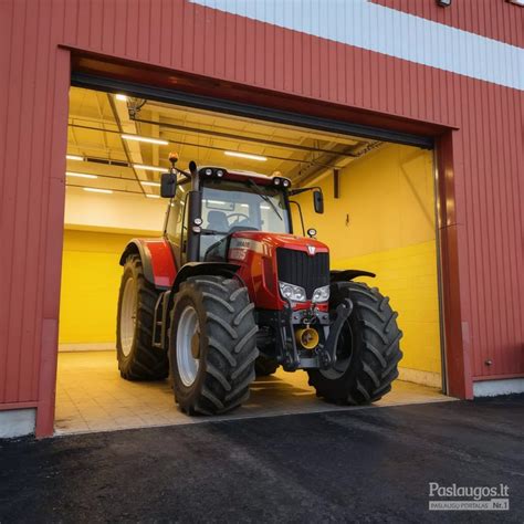 Sunkiosios technikos, pvz. traktorių, nuotrauka