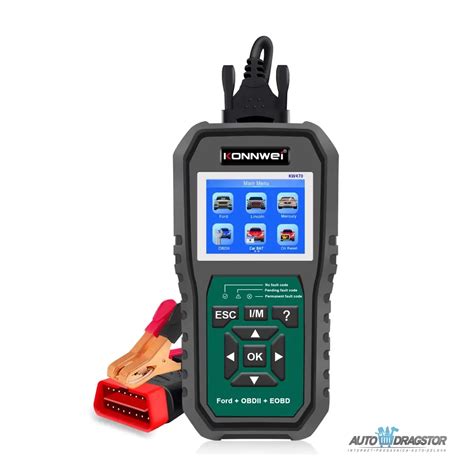 OBD2 skaitytuvo su Bluetooth funkcija iliustracija
