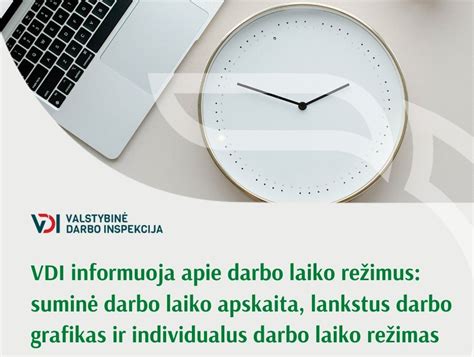 VDI logotipas su informaciniu plakatu apie darbo sutartis