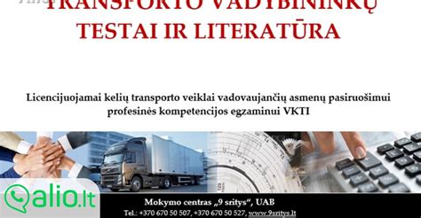 Transporto vadybininkų profesinės literatūros viršelis