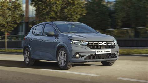 Dacia Sandero eksterjero nuotrauka, pabrėžianti šiuolaikišką, bet ekonomišką dizainą