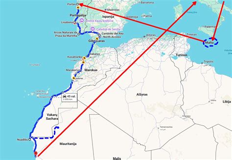 Žemėlapis su pagrindiniais Algarvės regiono keliais ir Faro oro uosto lokacija